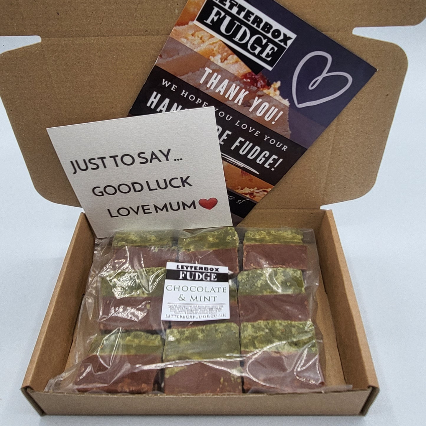 Mint and Chocolate - Handmade Fudge Gift Box
