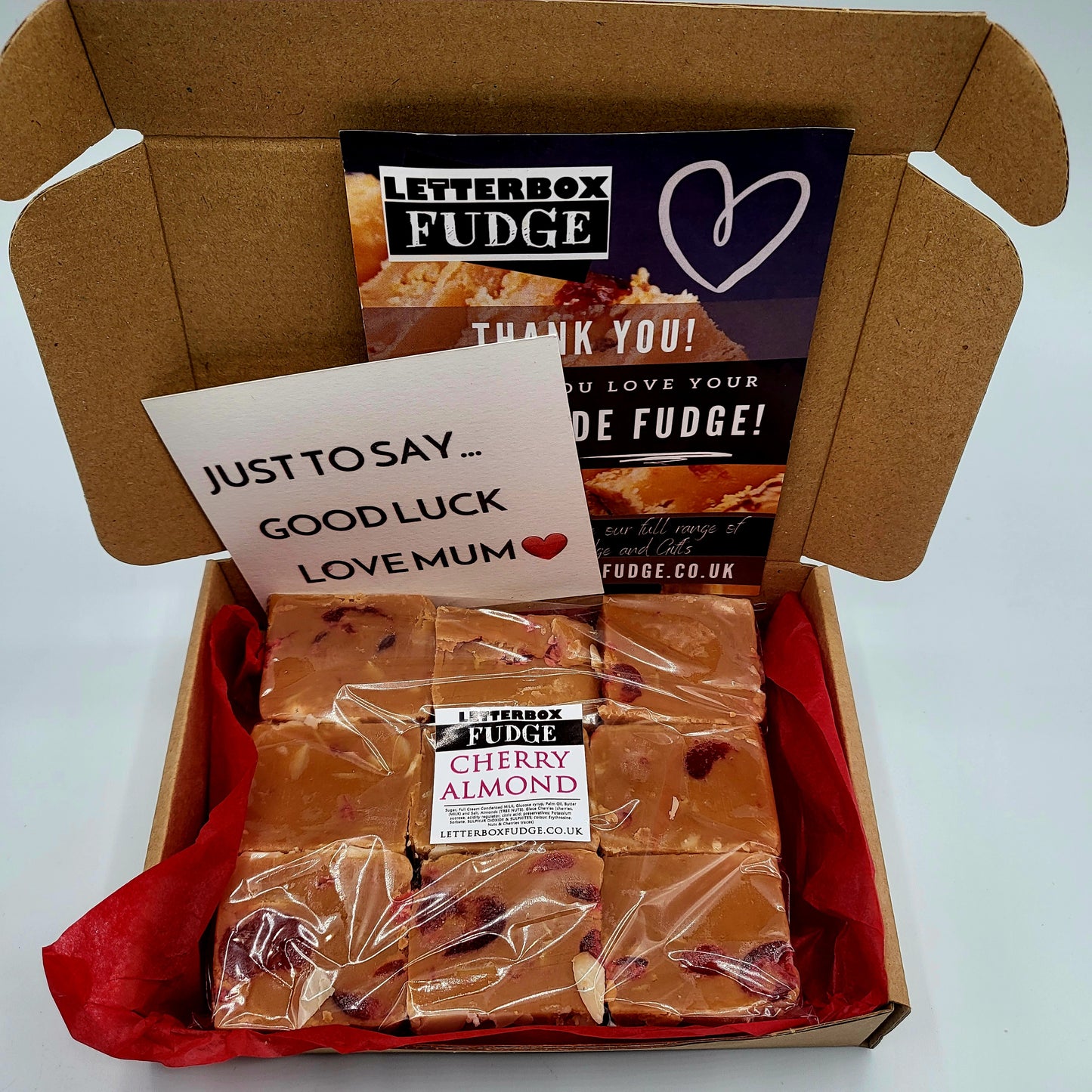 Cherry Almond - Handmade Fudge Gift Box